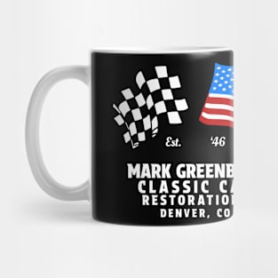 Mark Greenberg Classic Car Restoration - White Mug